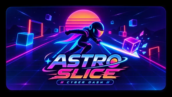 Astro Slice: Cyber Dash gameplay thumbnail