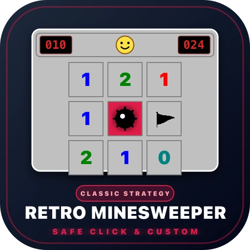 Retro Minesweeper gameplay thumbnail